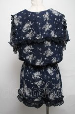 画像2: 【SALE】Bubbles / 花柄オールインワン  紺 S-25-03-25-028-CA-OP-AS-ZT032 (2)