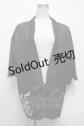 NieR Clothing / 兎刺繍羽織  黒 S-25-03-25-037-PU-BL-HR-ZS
