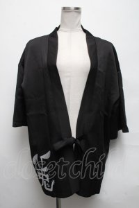 NieR Clothing / 兎刺繍羽織  黒 S-25-03-25-037-PU-BL-HR-ZS
