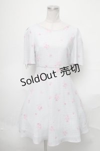 LODISPOTTO / 花柄ワンピース  グレー S-25-03-28-055-LO-OP-AS-ZS