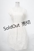Jane Marple / ドット刺繍ワンピース  オフ S-25-03-28-059-JM-OP-AS-ZT0616S