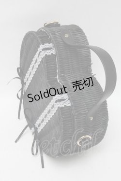 画像2: Ank Rouge / ハートかごバッグ  黒 S-25-03-28-007-CA-BG-HR-ZS