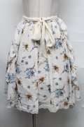 axes femme / サイドフリルミドルスカート  オフ S-25-03-28-067-AX-SK-ET-ZS