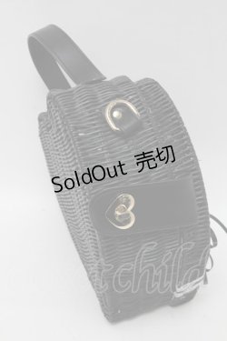 画像4: Ank Rouge / ハートかごバッグ  黒 S-25-03-28-007-CA-BG-HR-ZS