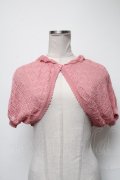 Jane Marple / 透かしボレロ M ピンク S-25-03-28-023-JM-TO-SZ-ZS