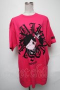 QOOZA / QOOZA×地元最高コラボ/●ちゃんTシャツ  ピンク S-25-03-28-024-GO-TO-AS-ZS