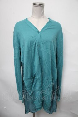 画像1: HYSTERIC GLAMOUR / プリントロングカーディガン  ブルー S-25-03-28-030-PU-TO-HR-ZS