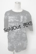 HN+DIE / プリントTシャツ  黒 S-25-03-28-036-HN-TS-HR-ZS
