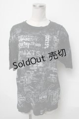 HN+DIE / プリントTシャツ  黒 S-25-03-28-036-HN-TS-HR-ZS