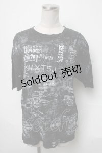 HN+DIE / プリントTシャツ  黒 S-25-03-28-036-HN-TS-HR-ZS