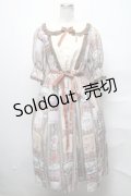 axes femme kawaii / ティティ×ベアファミリーワンピース  ベージュ S-25-03-31-046-AX-OP-HR-ZS