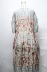 画像2: Jane Marple / Edinburgh souvenirsパフィースリーブドレス  グレー S-25-03-31-048-JM-OP-AS-ZS (2)