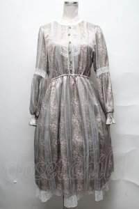 axes femme / ローズレユール柄ワンピース  ベージュ S-25-03-31-052-AX-OP-HR-ZS