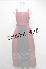 axes femme / バイカラーレースジャンスカ  黒ｘ赤 S-25-03-31-062-AX-OP-HR-ZS