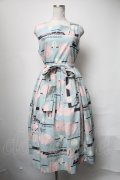 Jane Marple / Jolies broderies apron dress  ブルーグレー S-25-03-31-065-JM-OP-AS-ZS