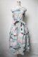 画像1: Jane Marple / Jolies broderies apron dress  ブルーグレー S-25-03-31-065-JM-OP-AS-ZS (1)