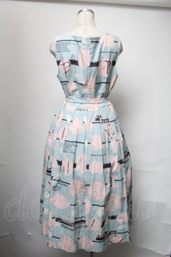 画像2: Jane Marple / Jolies broderies apron dress  ブルーグレー S-25-03-31-065-JM-OP-AS-ZS