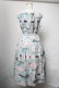 画像2: Jane Marple / Jolies broderies apron dress  ブルーグレー S-25-03-31-065-JM-OP-AS-ZS (2)