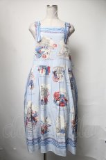 画像1: Jane Marple / Bonjour Parisエプロンドレス  サックス S-25-03-31-066-JM-OP-AS-ZS (1)