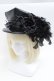 画像1: corgi-corgi / 薔薇&羽根トップハット  黒 S-25-03-31-005-GO-AC-HR-ZS (1)