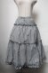 画像1: m petit by misako / NINA'Sギャザースカート  黒ｘ白 S-25-03-31-073-LO-SK-AS-ZS (1)