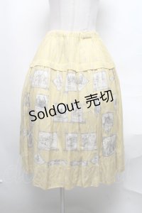 Jane Marple / Spirit of libertyフラッフィースカート  イエロー S-25-03-31-075-JM-SK-AS-ZS
