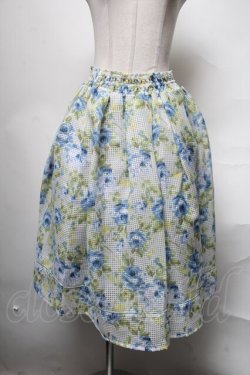 画像1: axes femme / スカート  ブルー S-25-03-31-079-AX-SK-AS-ZS