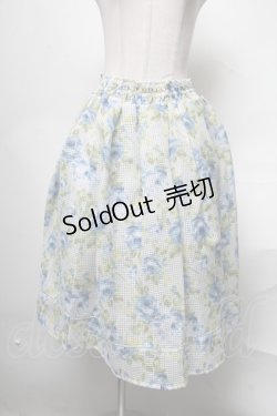画像1: axes femme / スカート  ブルー S-25-03-31-079-AX-SK-AS-ZS