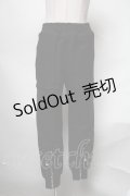 NieR Clothing / ロゴテープパンツ  黒 S-25-03-31-081-PU-PA-AS-ZS