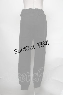 画像2: NieR Clothing / ロゴテープパンツ  黒 S-25-03-31-081-PU-PA-AS-ZS