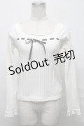 Ank Rouge / リブトップス  オフ S-25-03-31-022-CA-TO-AS-ZS