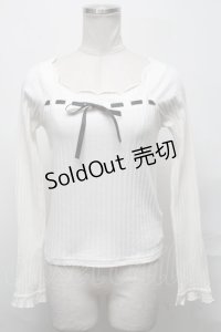 Ank Rouge / リブトップス  オフ S-25-03-31-022-CA-TO-AS-ZS