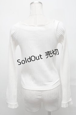 画像2: Ank Rouge / リブトップス  オフ S-25-03-31-022-CA-TO-AS-ZS