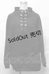 PUNK / フロントレースアッププルオーバー  黒 S-25-03-31-024-PU-TO-HR-ZS