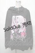 REFLEM / REFLEM×negi コラボスタンドプルパーカー  黒 S-25-03-31-026-PU-TO-HR-ZS