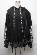 REFLEM / ドラゴン刺繍BIGパーカー  黒 S-25-03-31-027-PU-JA-HR-ZS