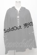 REFLEM / ピアスリングプルオーバーパーカー  黒 S-25-03-31-028-PU-TO-HR-ZS