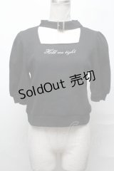 Ank Rouge / リブトップス  黒 S-25-03-31-030-CA-TO-AS-ZS