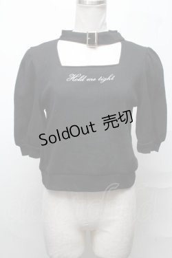 画像1: Ank Rouge / リブトップス  黒 S-25-03-31-030-CA-TO-AS-ZS