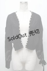 evelyn / レースアップリボンボレロ  黒 S-25-03-31-031-LO-TO-AS-ZS