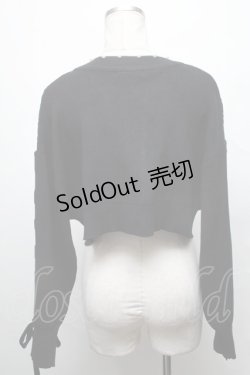 画像2: evelyn / レースアップリボンボレロ  黒 S-25-03-31-031-LO-TO-AS-ZS
