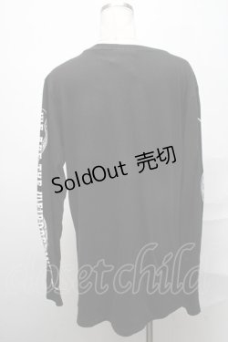画像2: KILL STAR / pt長袖カットソー  黒 S-25-03-31-034-SL-TO-AS-ZS