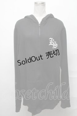 画像1: KILL STAR / ロゴパーカー  黒 S-25-03-31-036-SL-TO-HR-ZS