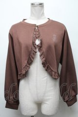 m petit by misako / MSKバラBフリルボレロ  ブラウン S-25-03-31-037-LO-TO-AS-ZS