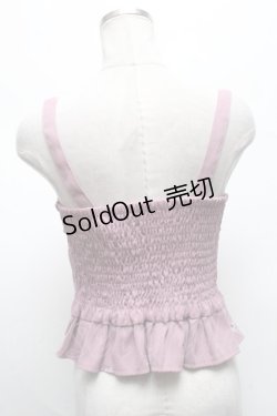 画像2: LIZ LISA / TOP刺繍ビスチェ  ピンク S-25-04-01-039-LO-TO-AS-ZS