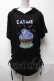 画像1: HELL CAT PUNKS / EAT MEプリントプルオーバー  黒 S-25-04-01-048-PU-TS-HR-ZS (1)