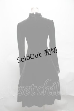 画像2: DARK IN LOVE / Benedictine Gothic Mourning Dress M 黒 S-25-04-01-052-PU-BL-HR-ZS