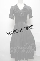 DARK IN LOVE / Glamorous sparkling queen lapel party dress S 黒 S-25-04-01-059-PU-TO-HR-ZS