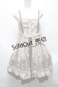axes femme / ストライプシフォンフロッキーキャミワンピース  オフ S-25-04-01-062-AX-OP-HR-ZS