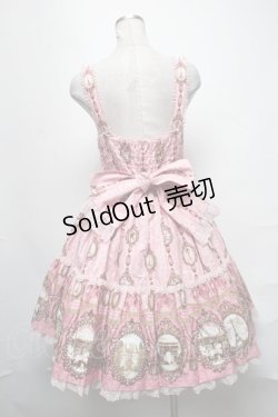 画像2: Angelic Pretty / カメオウィンドウティアードジャンパースカート  ピンク S-25-04-01-063-AP-OP-AS-ZS